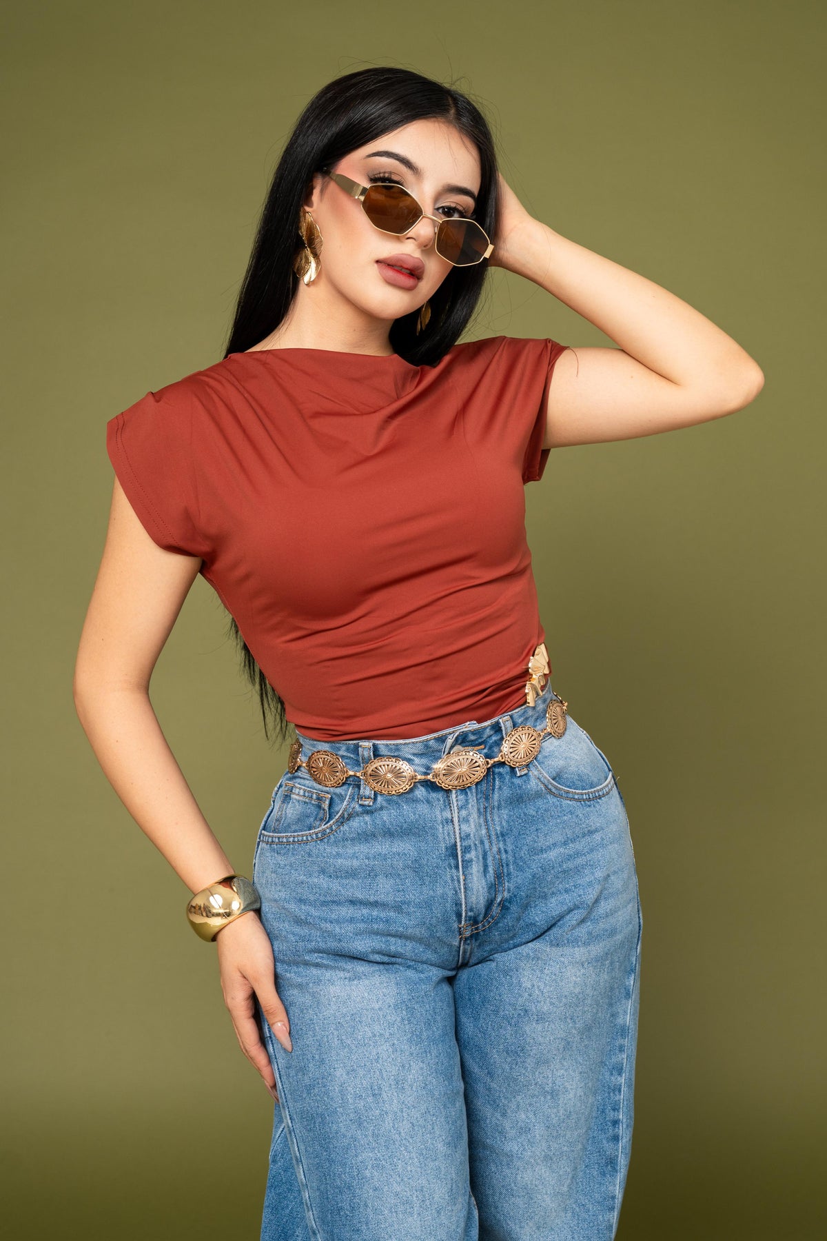 Top Asimetric Shoulder por mayoreo — ZAIVA (vista 3)