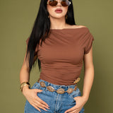 Top Asimetric Shoulder por mayoreo — ZAIVA (vista 9)
