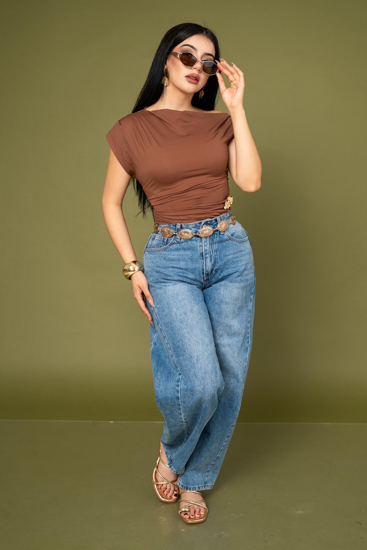 Top Asimetric Shoulder por mayoreo — ZAIVA (vista 10)