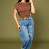 Top Asimetric Shoulder por mayoreo — ZAIVA (vista 10)