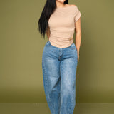 Top Asimetric Shoulder por mayoreo — ZAIVA (vista 2)