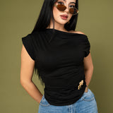 Top Asimetric Shoulder por mayoreo — ZAIVA (vista 7)