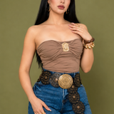 Bodysilhouette Strapless por mayoreo — ZAIVA (vista 4)