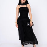 Maxivestido Drop Waist Mesh por mayoreo — ZAIVA (vista 6)