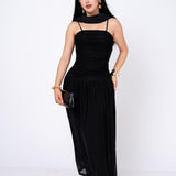 Maxivestido Drop Waist Mesh por mayoreo — ZAIVA (vista 5)
