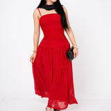 Maxivestido Drop Waist Mesh por mayoreo — ZAIVA (vista 2)
