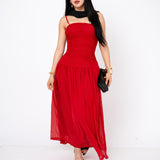 Maxivestido Drop Waist Mesh por mayoreo — ZAIVA
