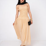 Maxivestido Drop Waist Mesh por mayoreo — ZAIVA (vista 4)