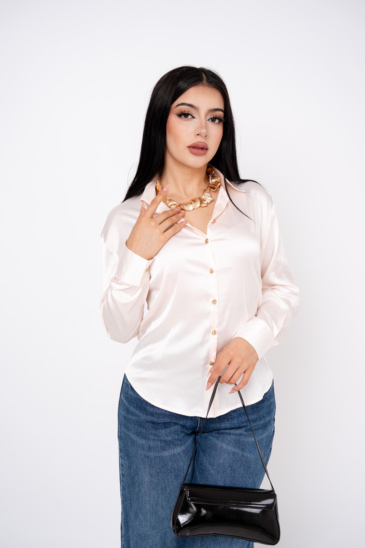 Camisera Clasica Satin por mayoreo — ZAIVA (vista 9)