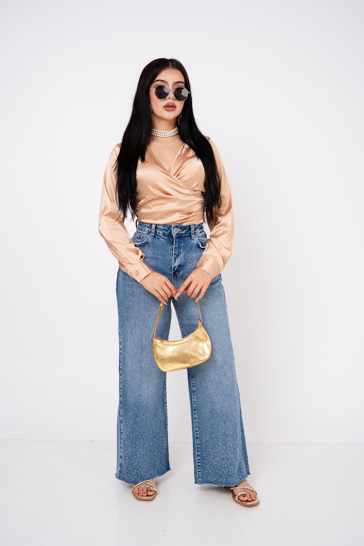 Blusa Wraped V por mayoreo — ZAIVA (vista 10)
