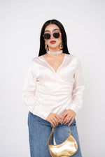 Blusa Wraped V por mayoreo — ZAIVA (vista 5)