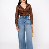 Blusa Wraped V por mayoreo — ZAIVA (vista 8)