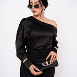 Blusa Satin Off Shoulder por mayoreo — ZAIVA (vista 12)