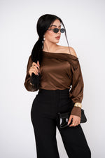 Blusa Satin Off Shoulder por mayoreo — ZAIVA (vista 9)