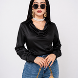 Blusa Cowl Neck por mayoreo — ZAIVA (vista 3)