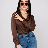 Blusa Cowl Neck por mayoreo — ZAIVA (vista 5)