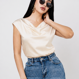 Pantiblusa Satín Cuello Hammock por mayoreo — ZAIVA (vista 9)