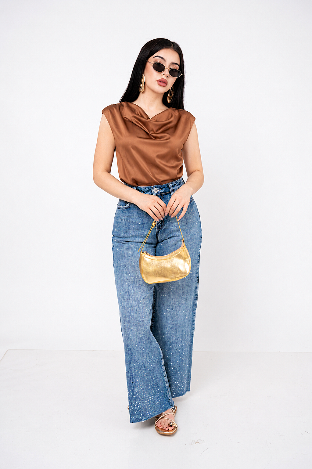 Pantiblusa Satín Cuello Hammock por mayoreo — ZAIVA (vista 6)