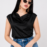 Pantiblusa Satín Cuello Hammock por mayoreo — ZAIVA (vista 7)