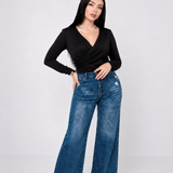 Pantiblusa Vneck Crossed por mayoreo — ZAIVA (vista 2)