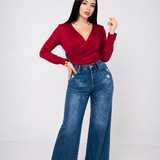 Pantiblusa Vneck Crossed por mayoreo — ZAIVA (vista 6)
