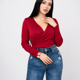 Pantiblusa Vneck Crossed por mayoreo — ZAIVA (vista 5)