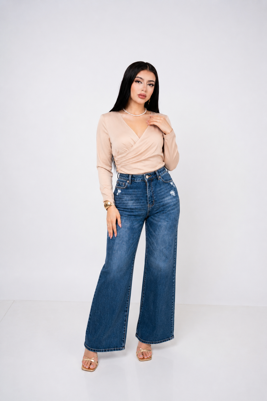 Pantiblusa Vneck Crossed · foto 4 · Pantiblusa Vneck Crossed por mayoreo — ZAIVA (vista 4)