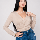 Pantiblusa Vneck Crossed por mayoreo — ZAIVA (vista 9)
