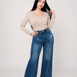 Pantiblusa Vneck Crossed por mayoreo — ZAIVA (vista 10)