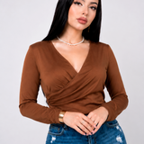 Pantiblusa Vneck Crossed por mayoreo — ZAIVA (vista 7)