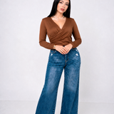 Pantiblusa Vneck Crossed por mayoreo — ZAIVA (vista 8)