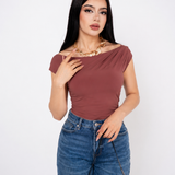 PANTIBLUISA DRAPED MINIMALISTA / DA6464