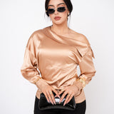 Blusa Satin Off Shoulder por mayoreo — ZAIVA (vista 13)