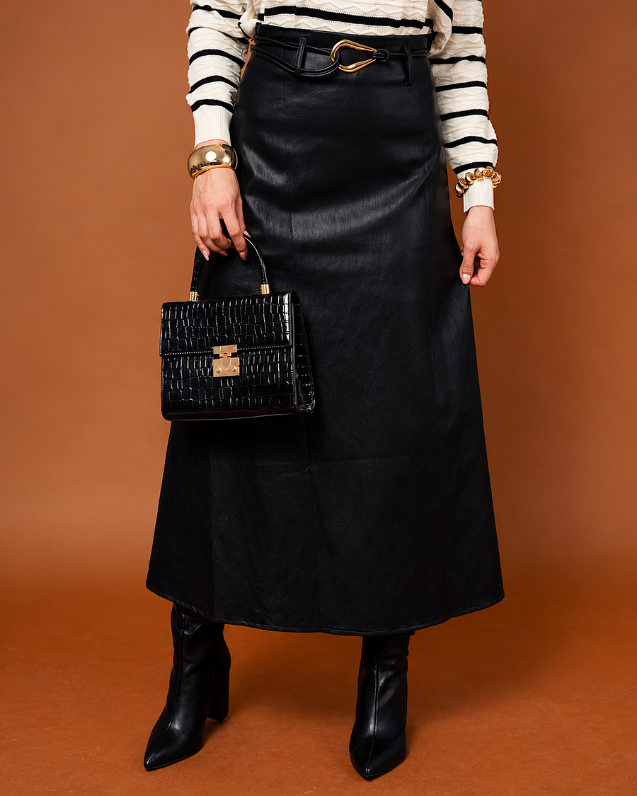 Maxi Falda Vinil · foto 2