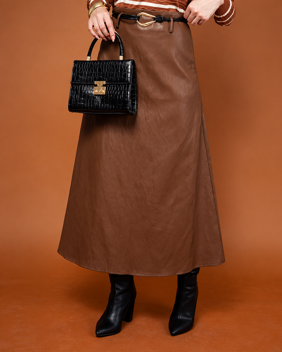 Maxi Falda Vinil · foto 4
