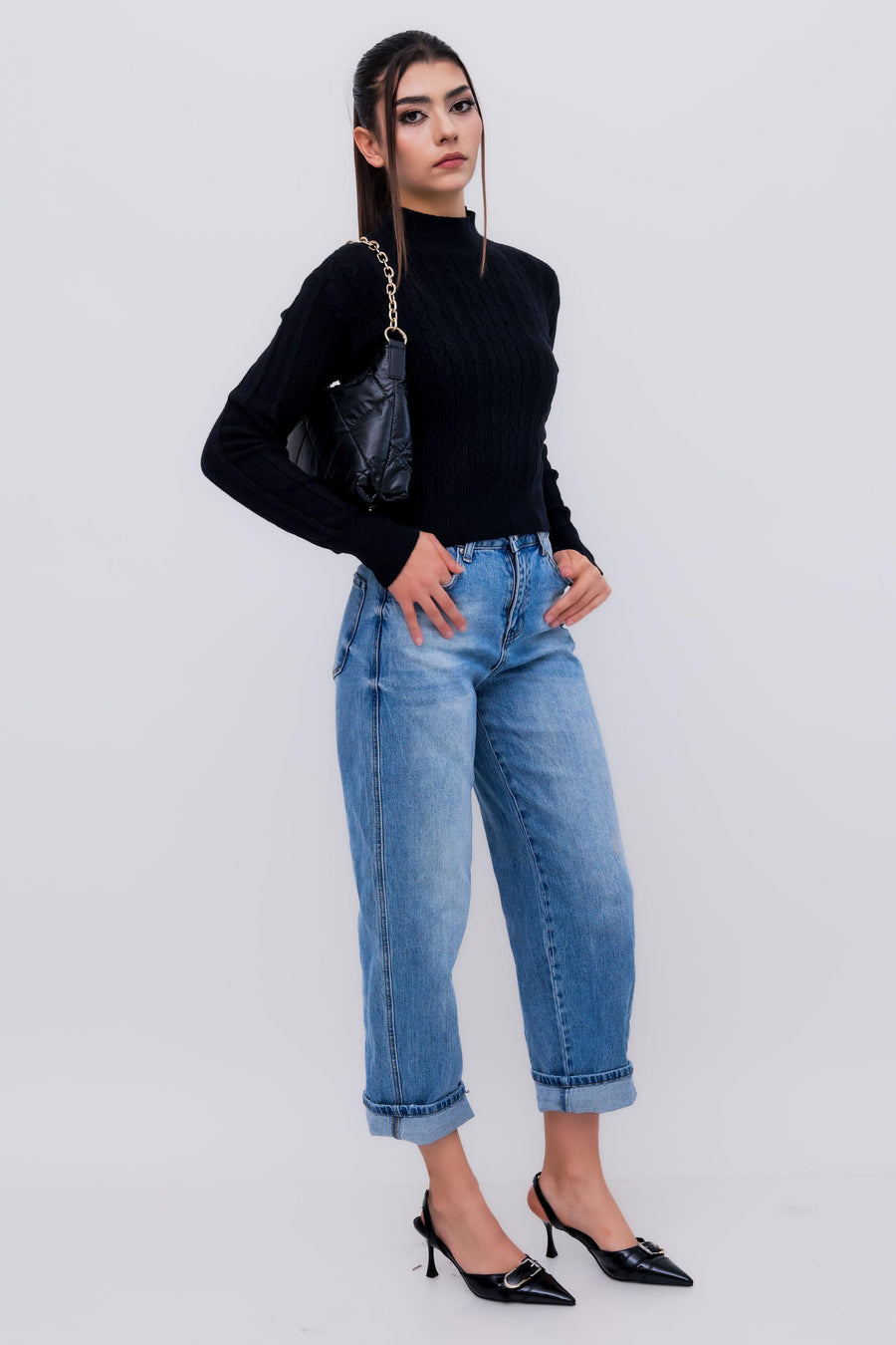 Suetér Punto Mock Neck · foto 2