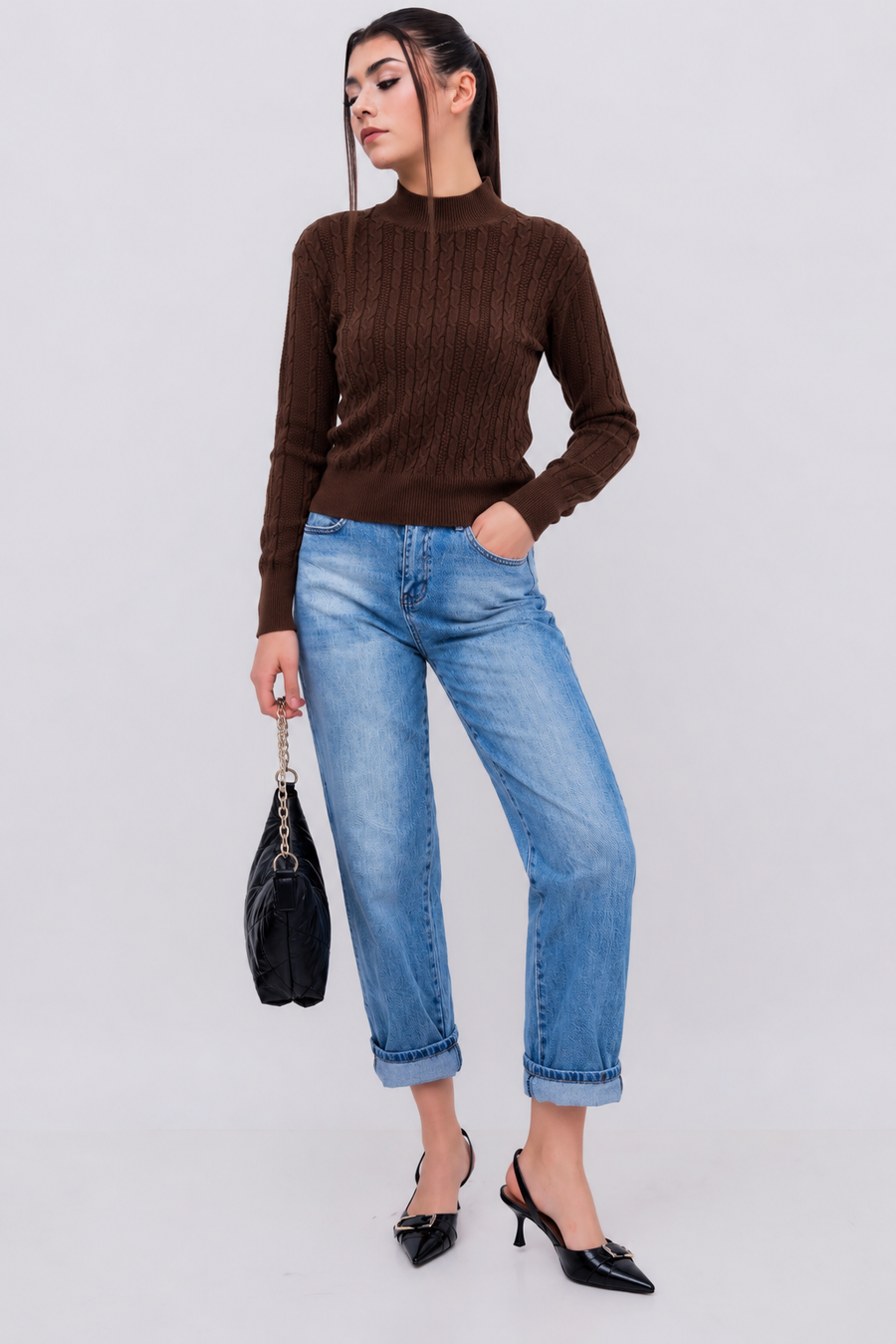 Suetér Punto Mock Neck · foto 12