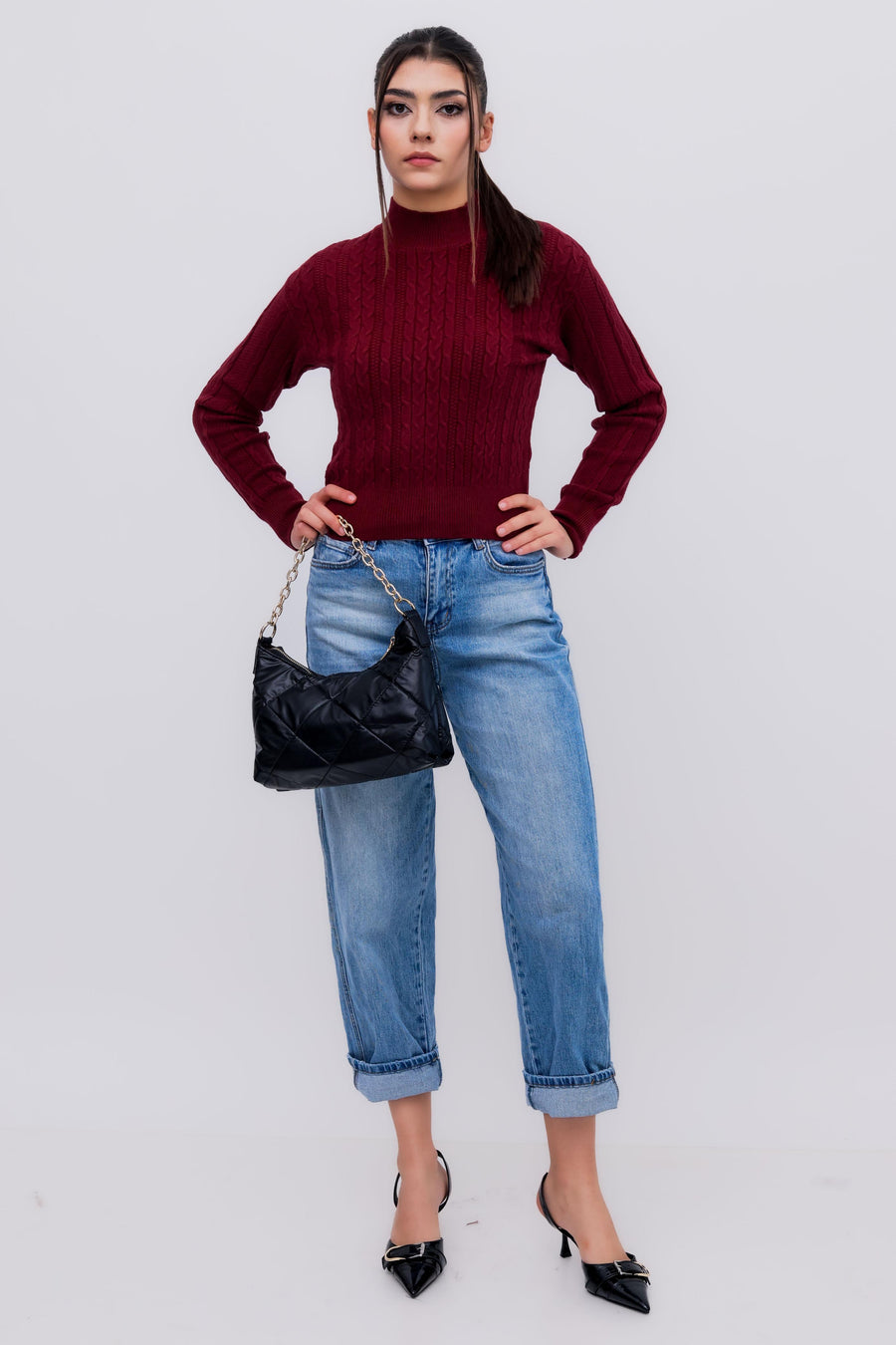 Suetér Punto Mock Neck · foto 8