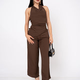 CONJUNTO ELEGANTE RIBBED KNIT / ZA6292