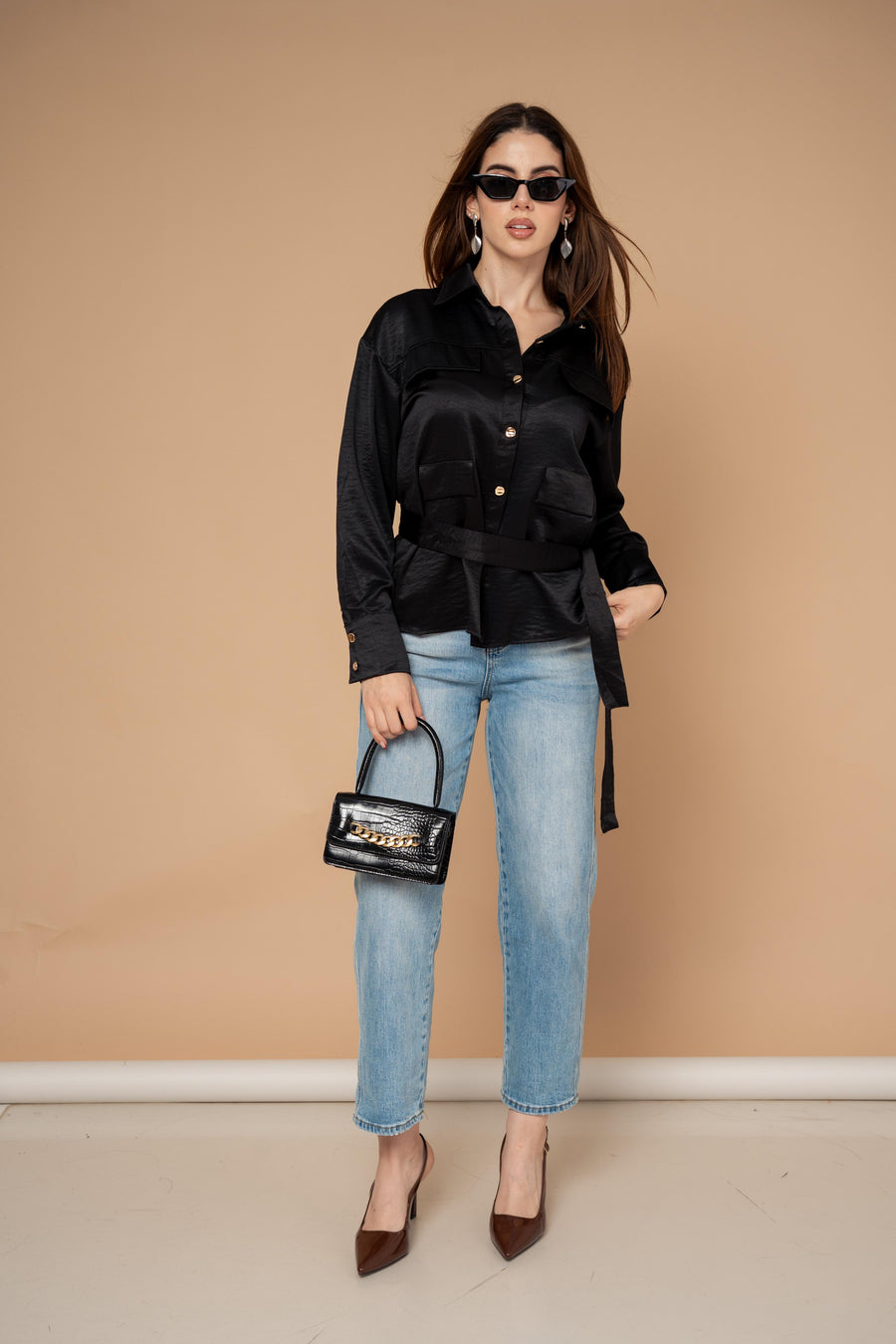 Blusa Sahariana Satin · foto 10