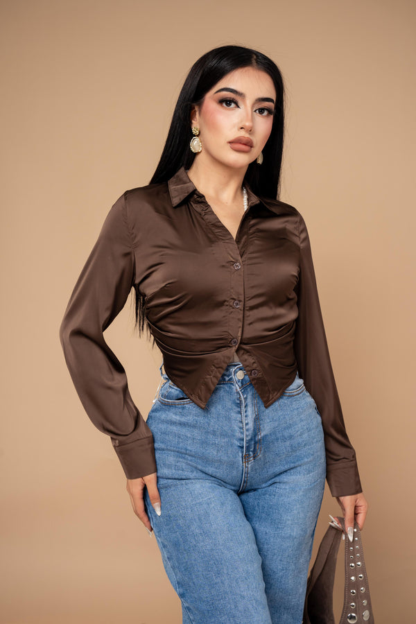 Camisera Corsé Drapped · foto 1