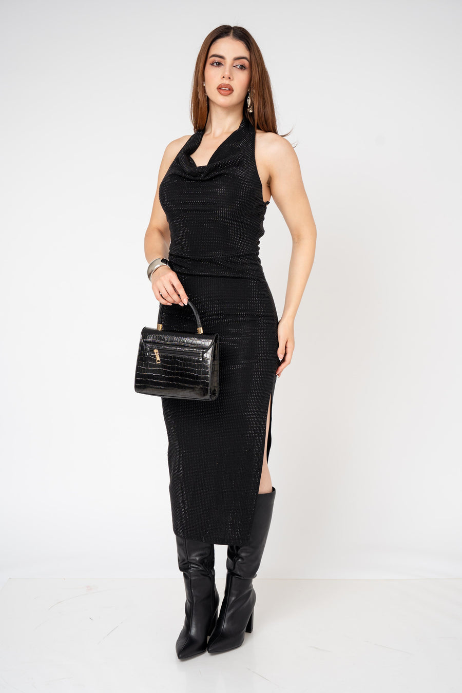 Vestido Halter Midi · foto 1