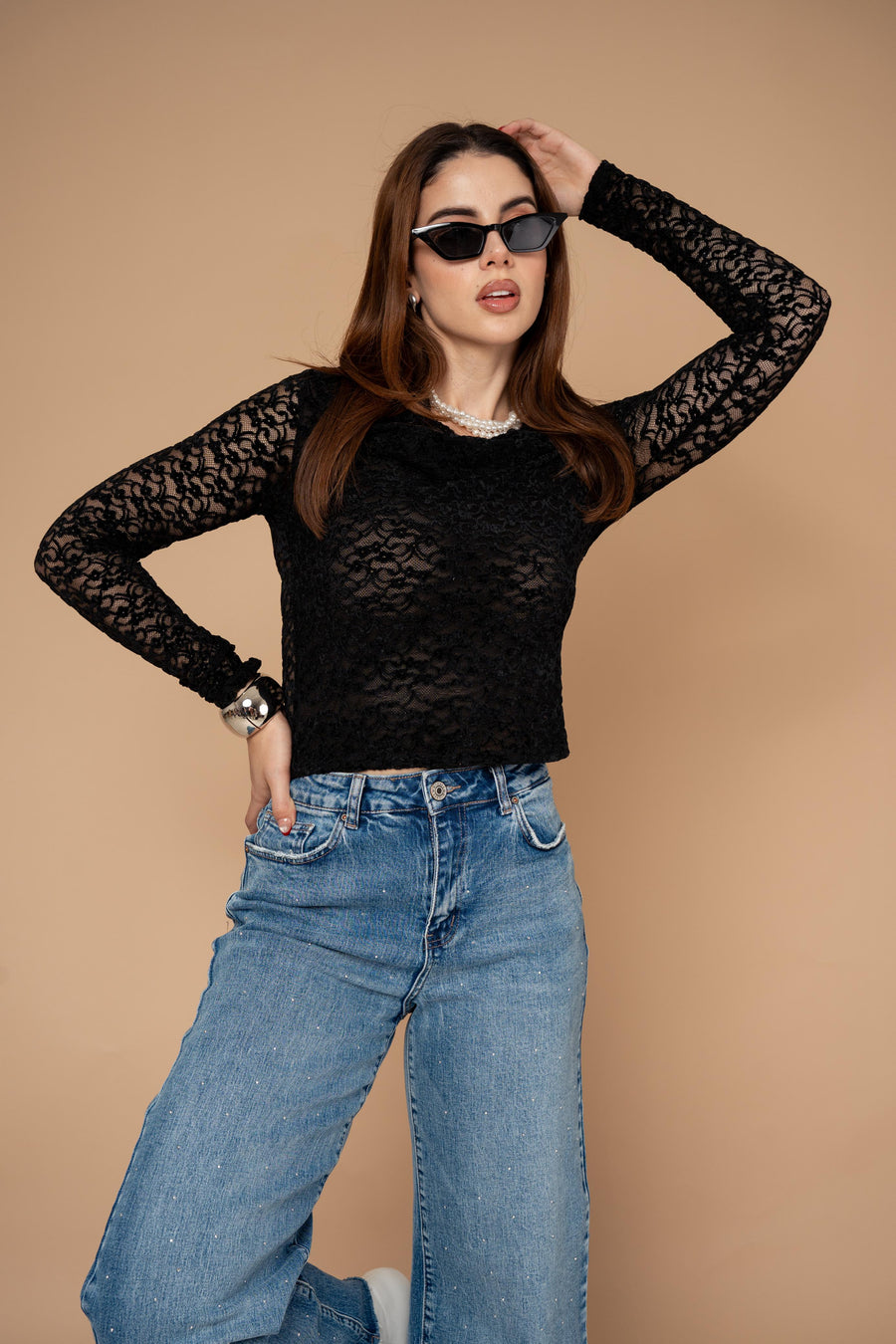 Blusa Crinkle Lace · foto 5