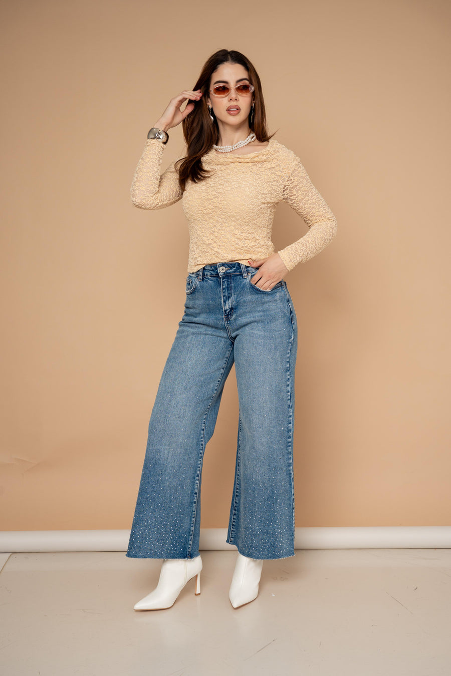 Blusa Crinkle Lace · foto 4