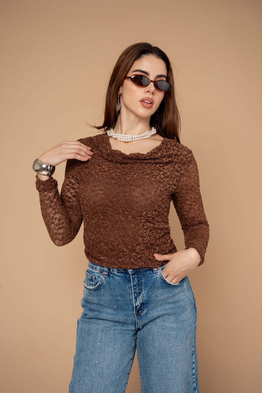 Blusa Crinkle Lace · foto 7
