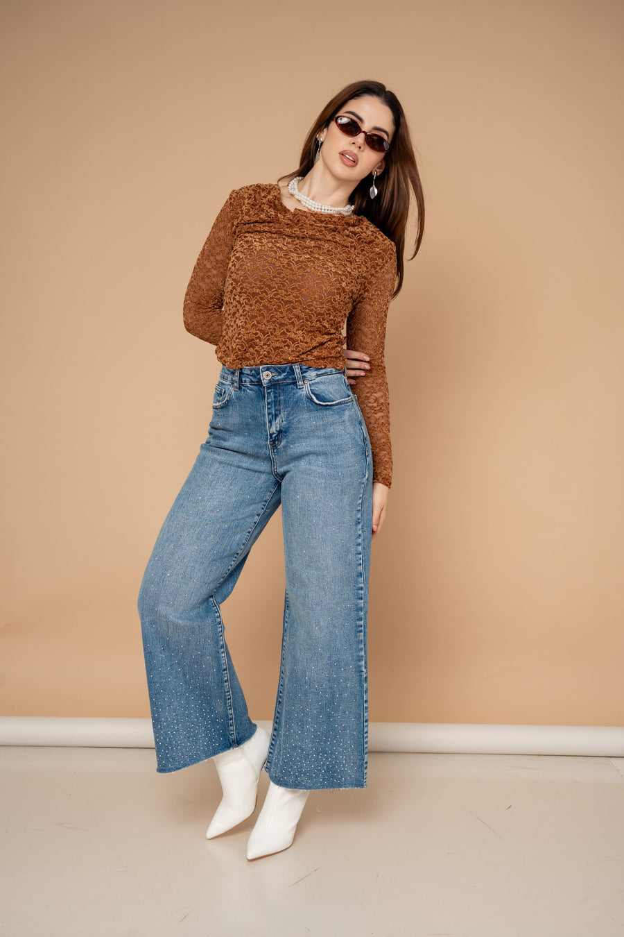 Blusa Crinkle Lace · foto 2