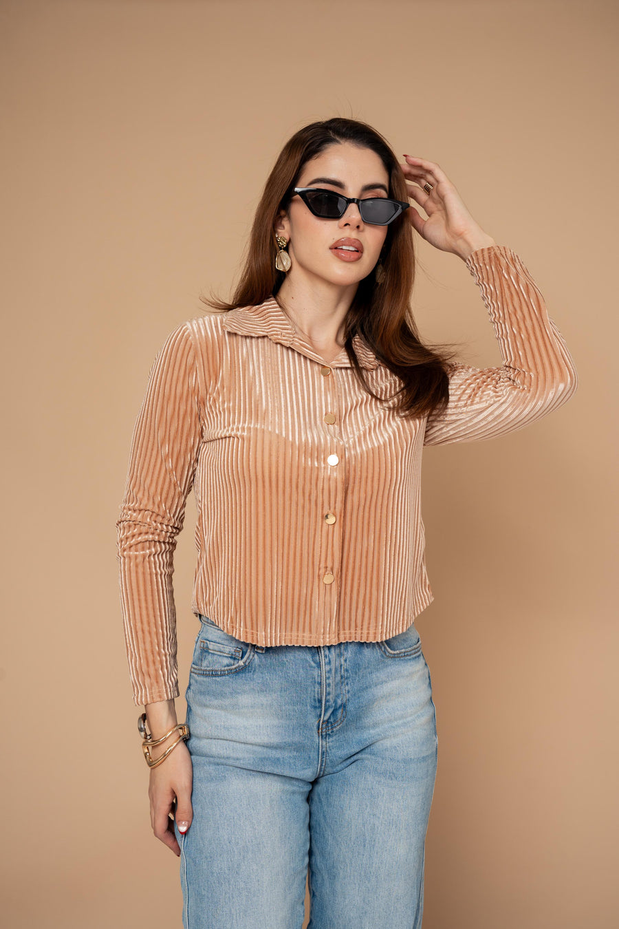 Camisa Cropp Canalé · foto 3