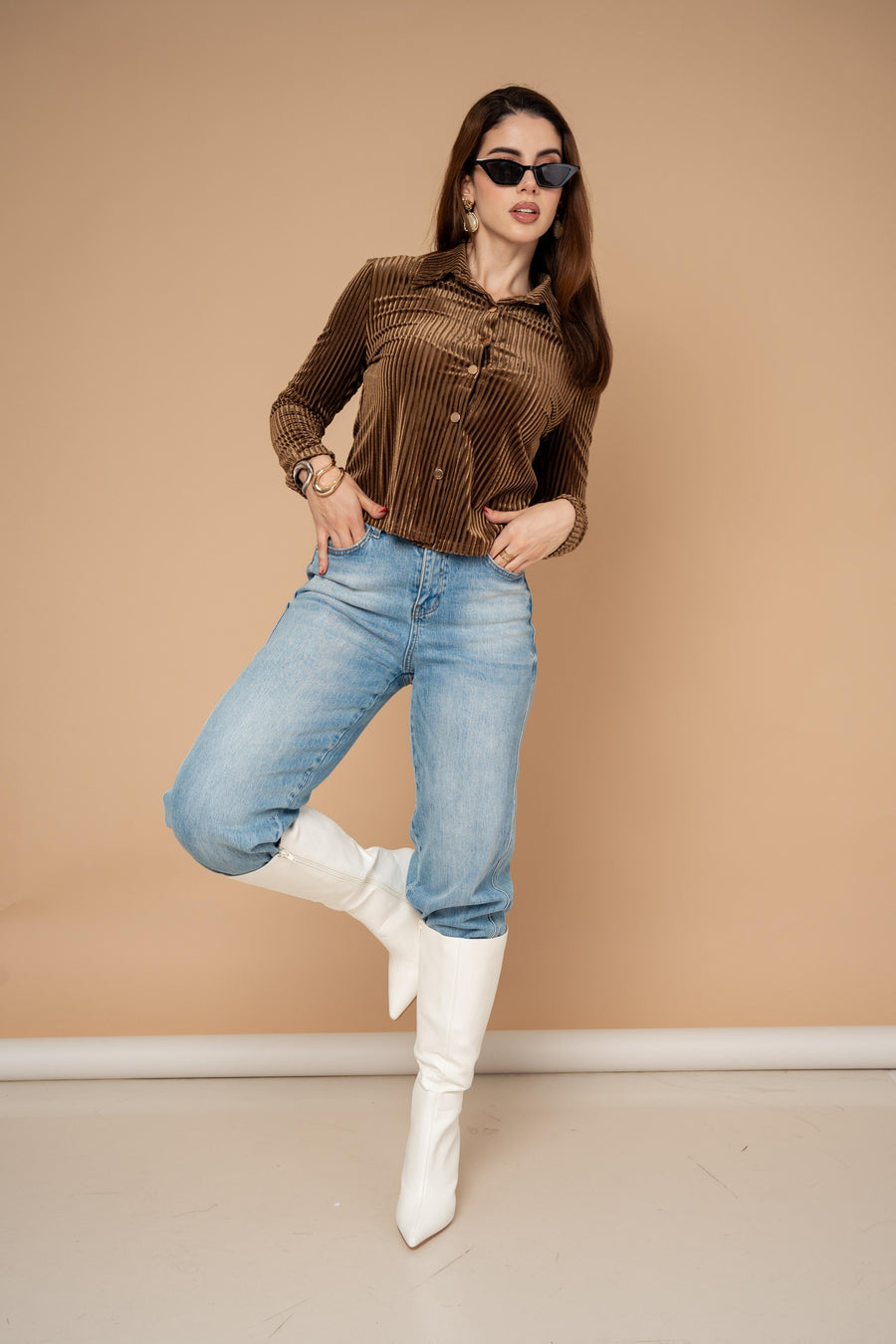 Camisa Cropp Canalé · foto 6