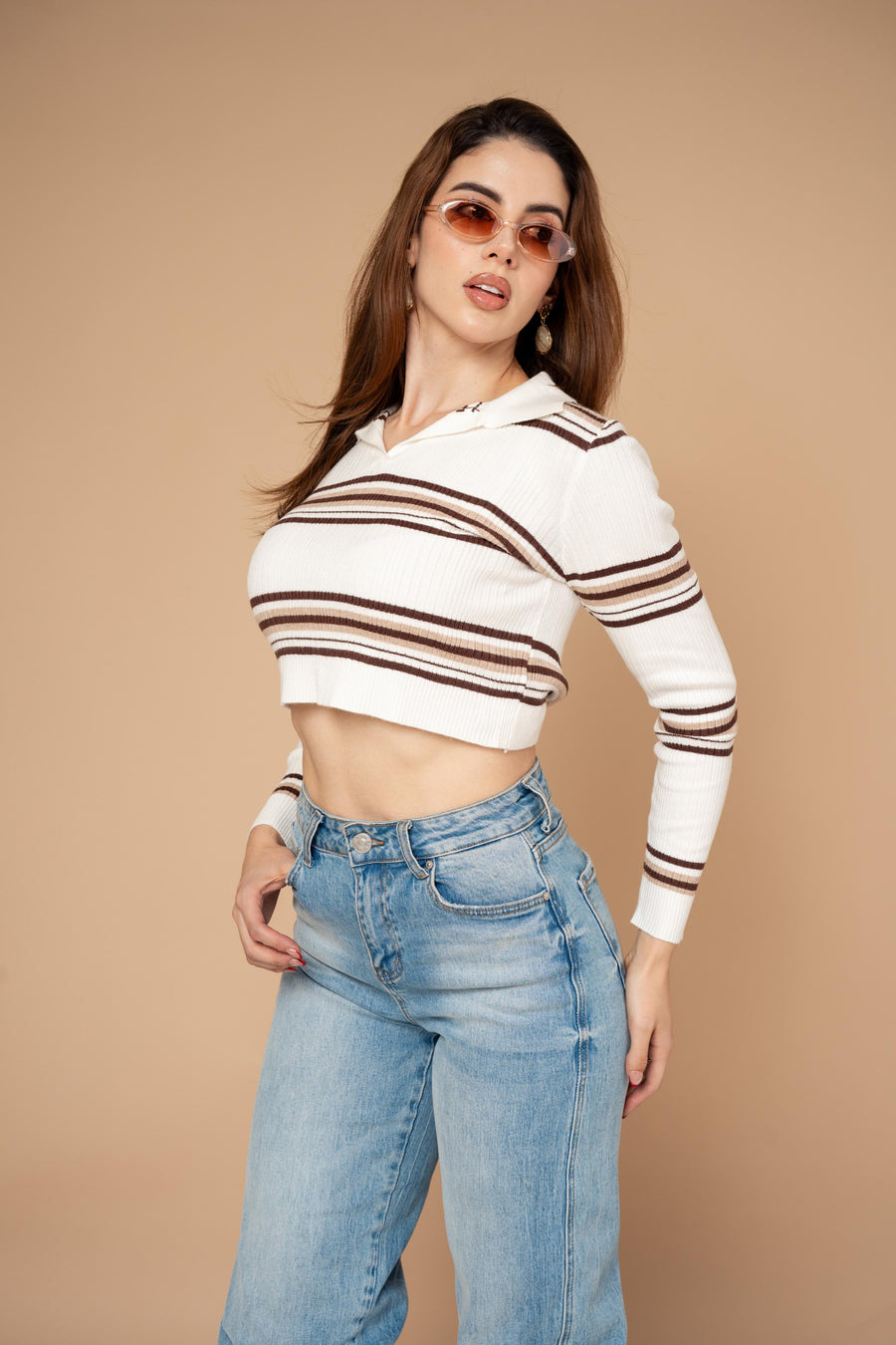 Suetér Cropped Polo · foto 5