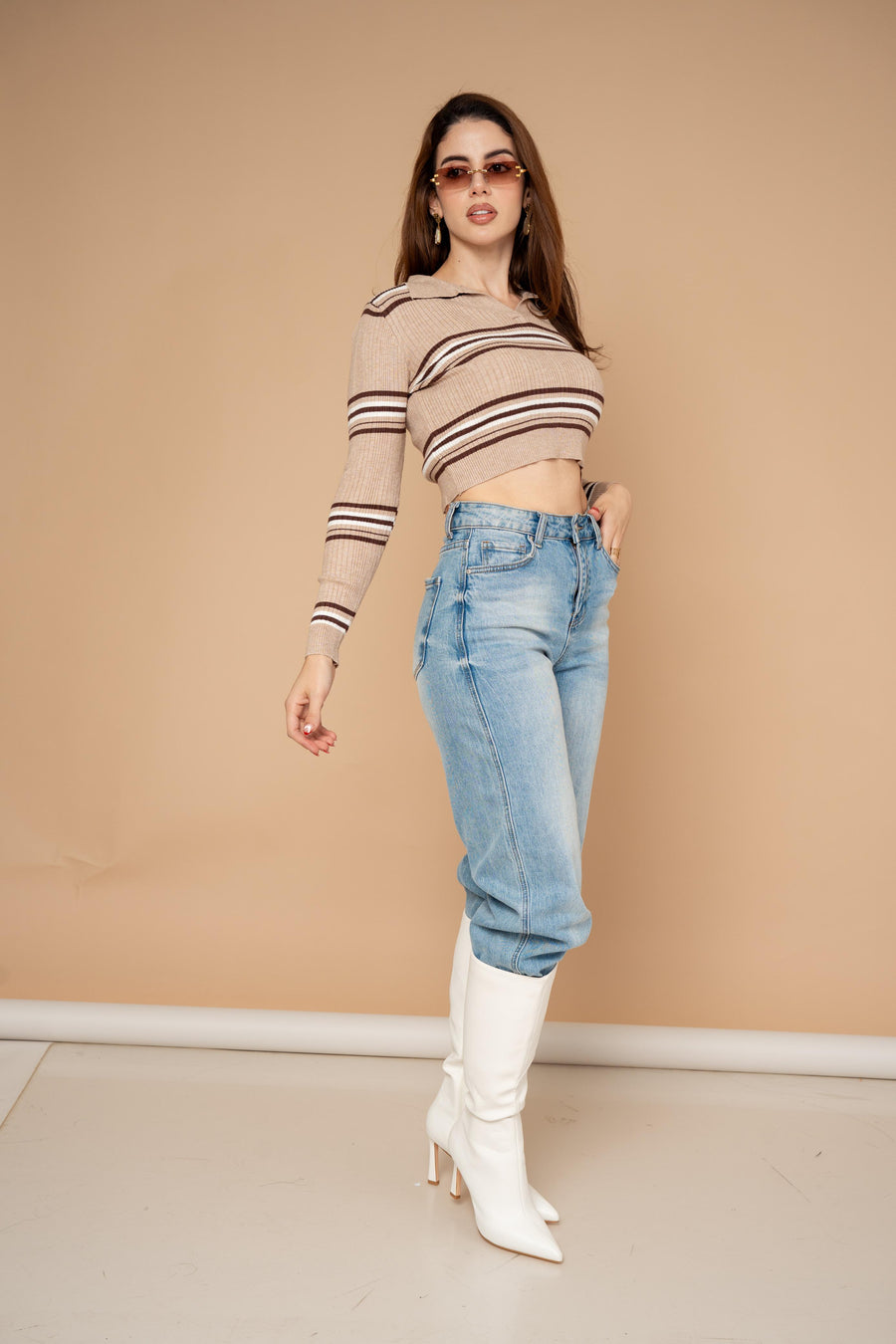 Suetér Cropped Polo · foto 8
